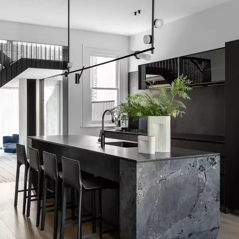 Black Diamond Quartzite Slab
