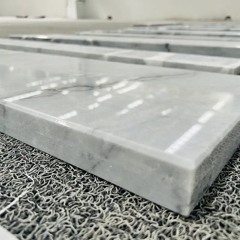 Bruce Grey Marble Step Tiles