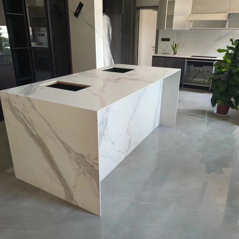 Calacatta White Sintered Stone Countertop