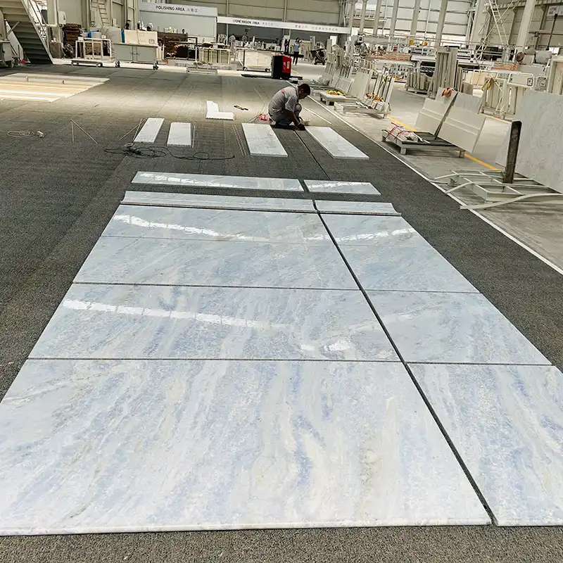 Calcite Blue Extra Marble Wall Tiles