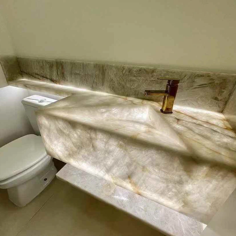 Cristallo White Quartzite Countertop