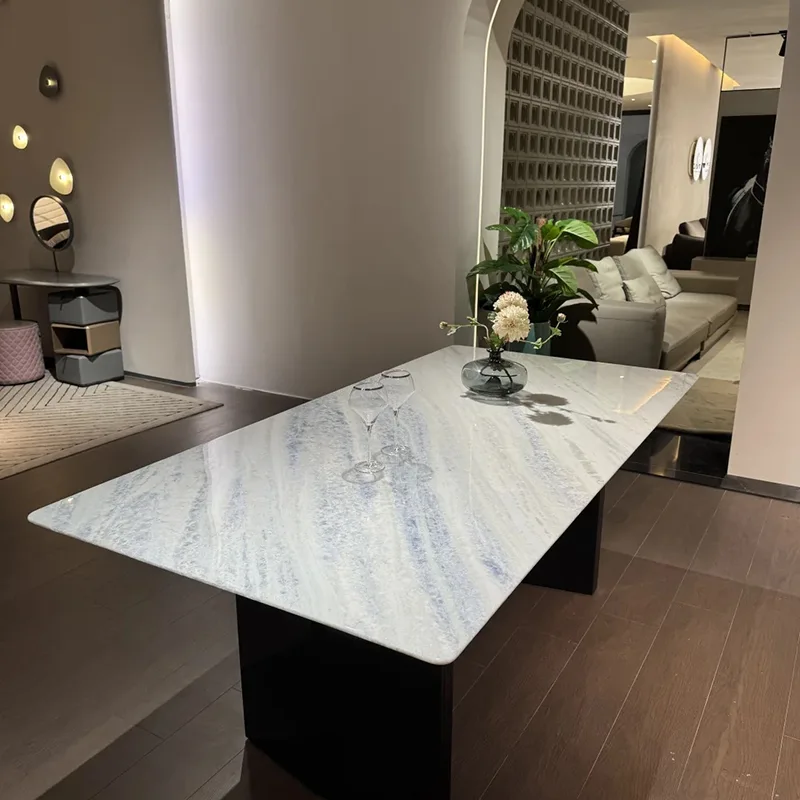 Crystal Blue Marble Tabletop