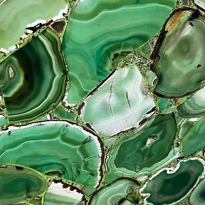 Green Agate Slabs