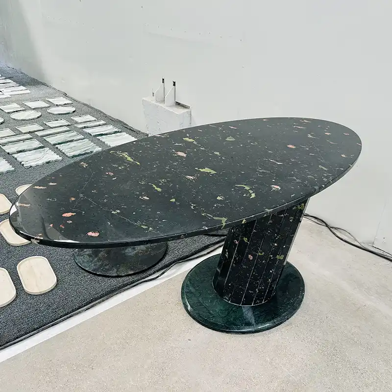Green Marble Dining Table