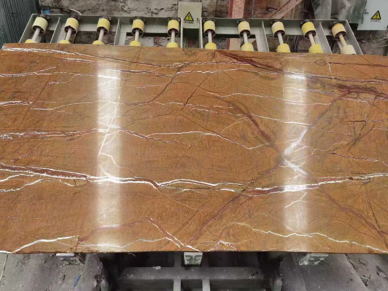 Rainforest Brown Marble Slab