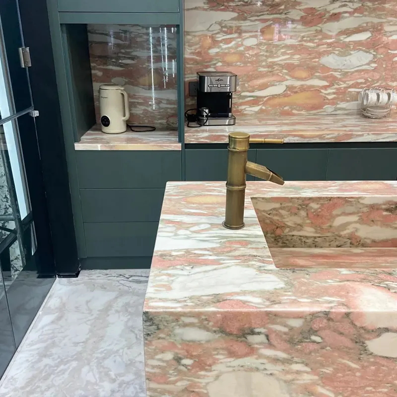 Norwegian Rose Marble Slab