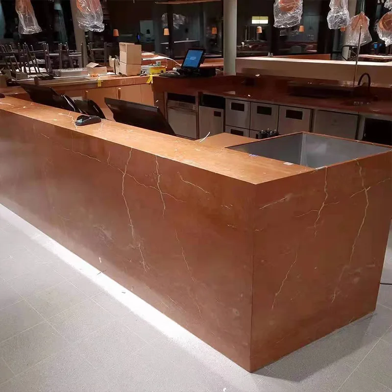 Rosso Alicante Marble Slab