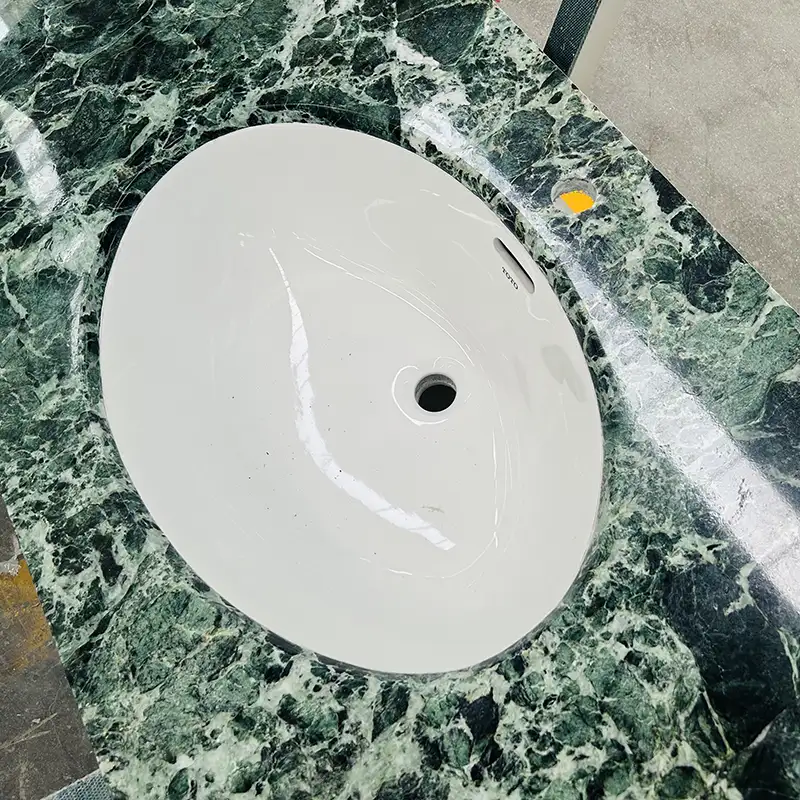 Verde Rameggiato Marble Vanity Top